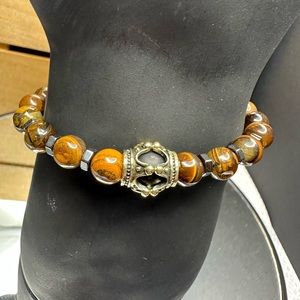 Handmade men’s stretch bracelet